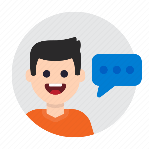 Chat, comment, communication, message, messenger, speak, talk icon - Download on Iconfinder