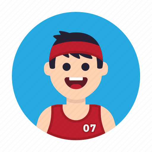 Athlete, avatar, exercise, fitness, player, sport, sportsman icon - Download on Iconfinder