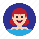 avatar, bath, sea, shower, swim, swimming, woman