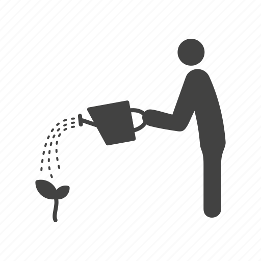 Can, garden, man, plants, spring, tree, watering icon - Download on Iconfinder