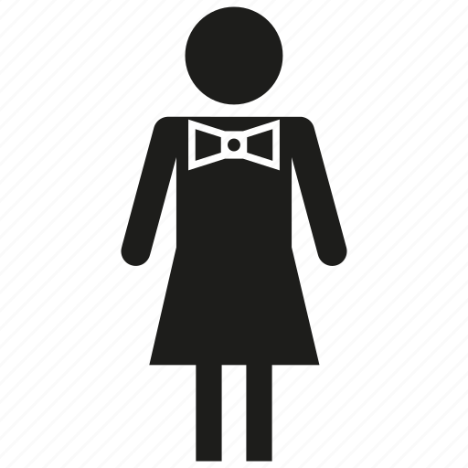 Bow tie, people, woman icon - Download on Iconfinder
