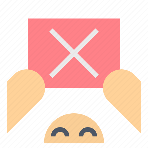 Correctness, protest, disagree, vote, comments icon - Download on Iconfinder