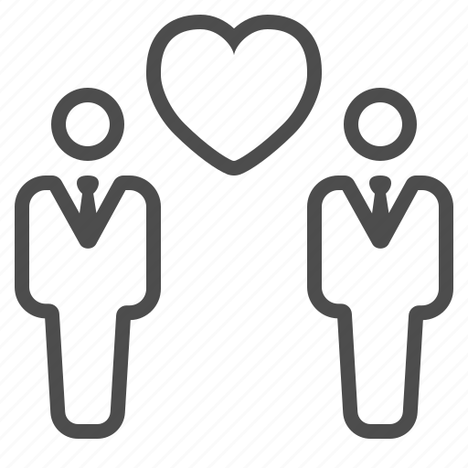 Couple, gay, heart, love, man, marriage, people icon - Download on Iconfinder
