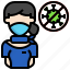 airhostess, profession, virus, mask, people, protection, healthcare, medical 