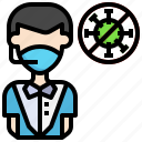 call, center, profession, virus, mask, people, protection, healthcare, medical
