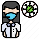 call, center, profession, virus, mask, people, protection, healthcare, medical