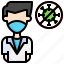 doctor, profession, virus, mask, people, protection, healthcare, medical 