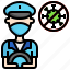 driver, profession, virus, mask, people, protection, healthcare, medical 