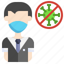 male, student, profession, virus, mask, people, protection, healthcare, medical