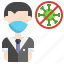 male, student, profession, virus, mask, people, protection, healthcare, medical 