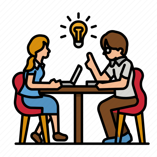 Discussion, idea, brainstrom, meeting, conversation icon - Download on Iconfinder