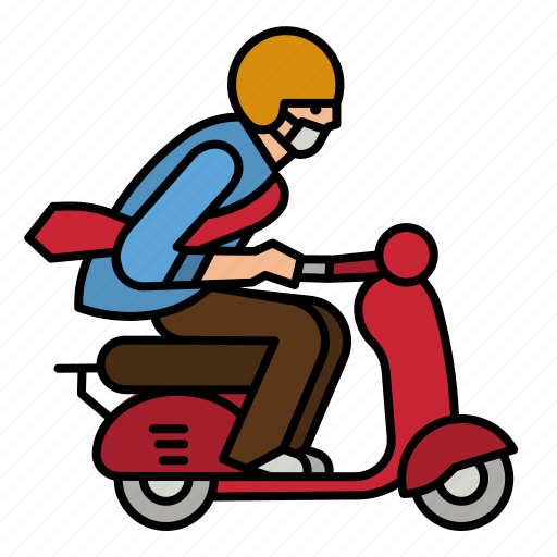 Motorbike, delivery, man, motorcycle, fast icon - Download on Iconfinder