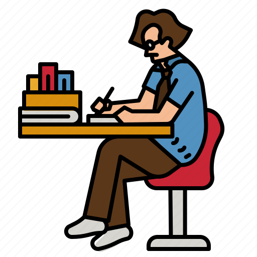 Writer, author, writing, work, working icon - Download on Iconfinder