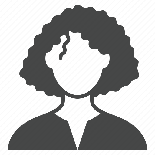 Person, avatar, afro, black, woman, female icon - Download on Iconfinder