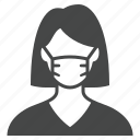 person, avatar, teenager, mask, lady, woman