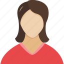 red, women, profile, user, woman, users, avatar, person, girl, face, human, people