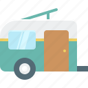 caravan, travel, transport, vehicle, camping, van, trailer, transportation, camper-van