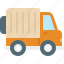 truck, field, truck field, transport, vehicle, transportation, delivery-truck, cargo, car 