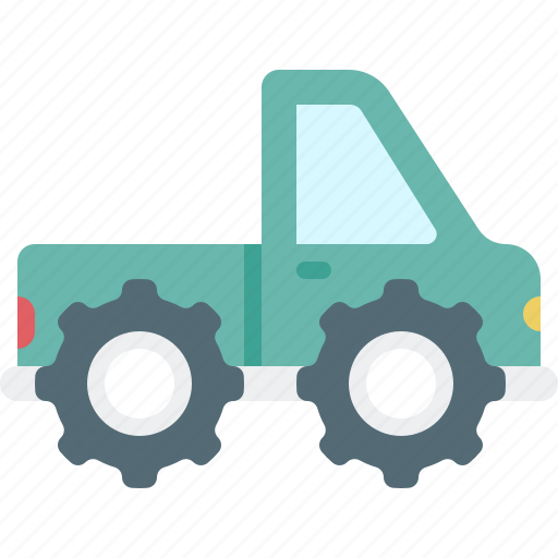 Truck, monster, truck monster, car, transportation, vehicle, automobile icon - Download on Iconfinder