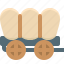 wagon, covered, wagon covered, transport, vehicle, transportation, car, van, travel