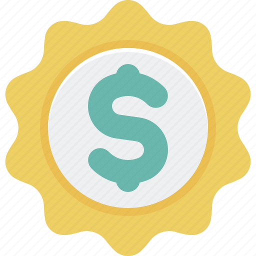 Badge, dollar, award, finance, cash, prize icon - Download on Iconfinder