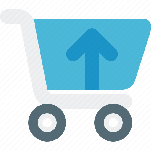 Cart, arrow, up, trolley, ecommerce, sale icon - Download on Iconfinder