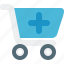 cart, plus, trolley, ecommerce, sale, buy, shopping, basket 