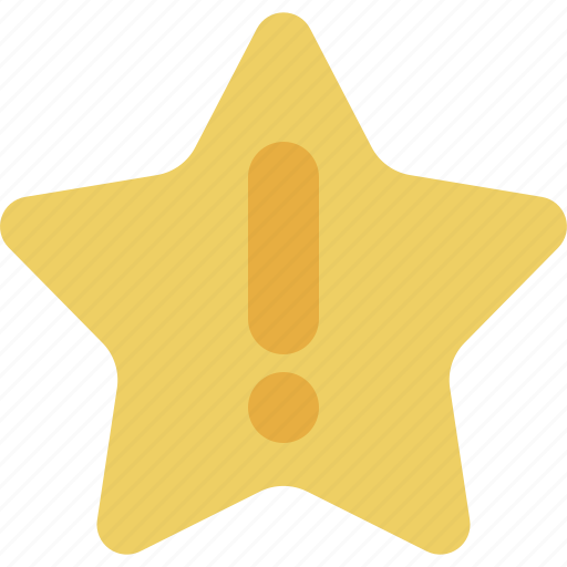 Star, exclamation, award, error, warning, favorite, danger icon - Download on Iconfinder