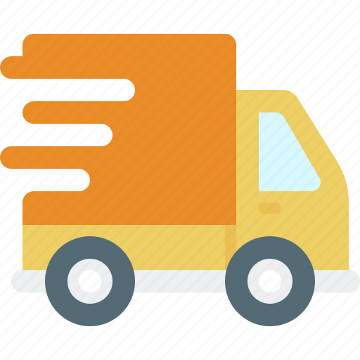 Truck, fast, speed, delivery, food, transportation, car icon - Download on Iconfinder