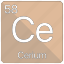 cerium, atom, atomic, element, periodic, periodic table 