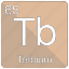 terbium, atom, atomic, element, periodic, periodic table 
