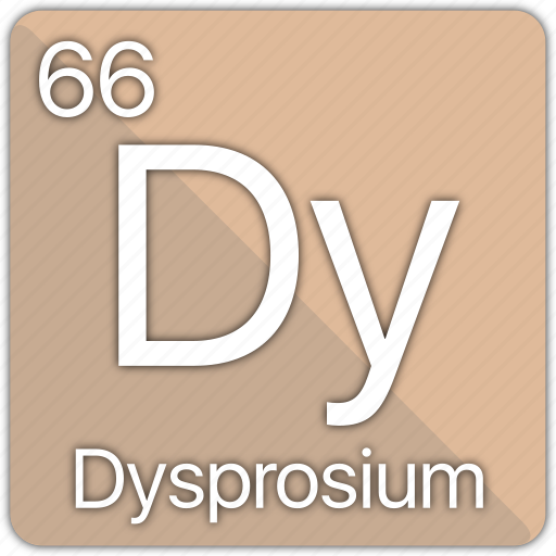 Dysprosium, atom, atomic, element, periodic, periodic table icon - Download on Iconfinder