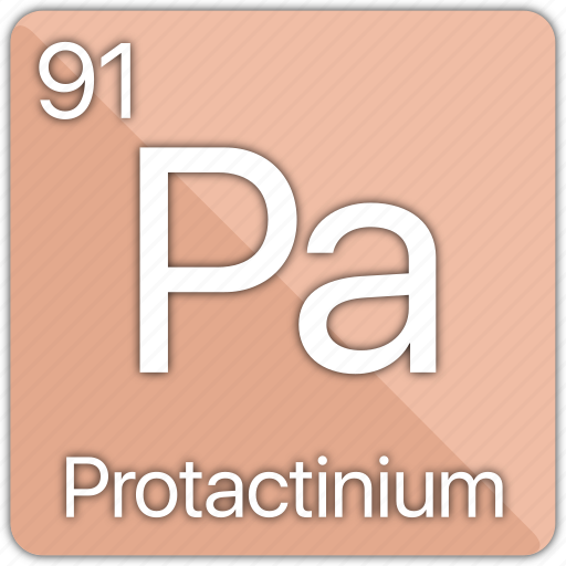 Protactinium, actinide, atom, atomic, element, periodic, periodic table icon - Download on Iconfinder