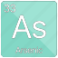 arsenic, atom, atomic, element, metal, periodic table, semi-metal 