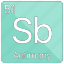 antimony, atom, atomic, element, metal, periodic table, semi-metal 