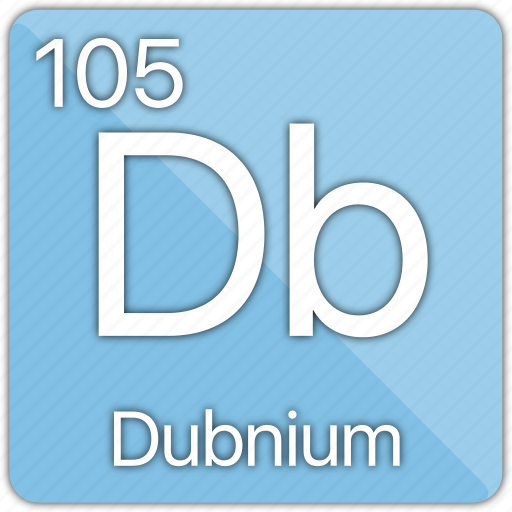 Dubnium, atom, atomic, element, metal, periodic table icon - Download on Iconfinder