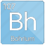bohrium, atom, atomic, element, metal, periodic table 