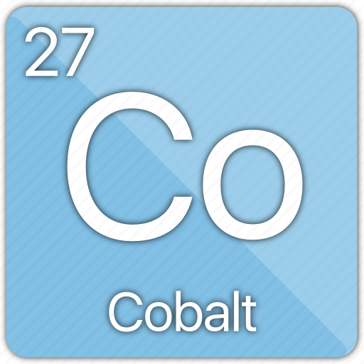 Cobalt, atom, atomic, element, metal, periodic table icon - Download on Iconfinder