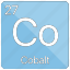 cobalt, atom, atomic, element, metal, periodic table 