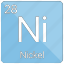 nickel, atom, atomic, coin, element, metal, periodic table 