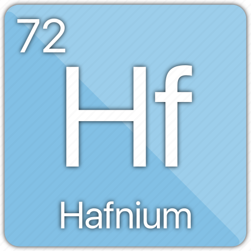Hafnium, atom, atomic, element, metal, periodic table icon - Download on Iconfinder