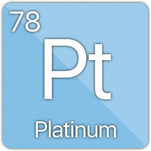 Platinum, atom, atomic, element, metal, periodic table icon - Download on Iconfinder