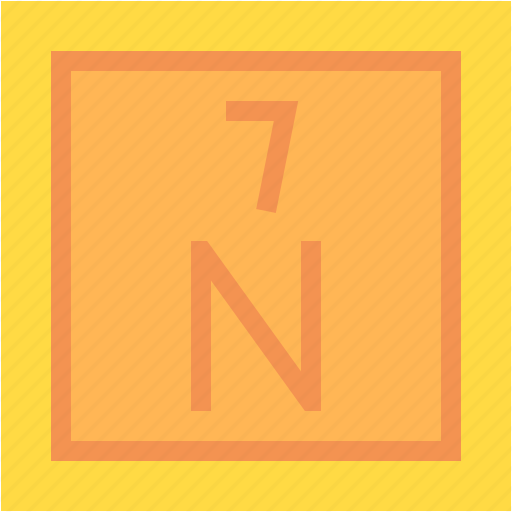 Nitrogen, periodic, table, education, chemistry, science, shapes icon - Download on Iconfinder