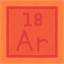 argon, periodic, table, education, chemistry, science, shapes, and, symbols 
