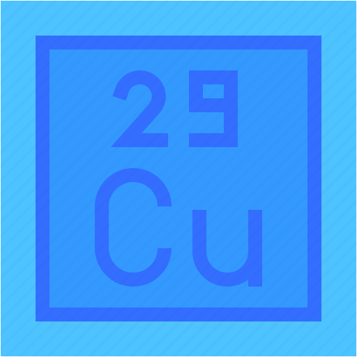 Copper, periodic, table, education, chemistry, science, shapes icon - Download on Iconfinder