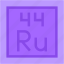 ruthenium, periodic, table, education, chemistry, science, shapes, and, symbols 