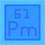 promethium, periodic, table, education, chemistry, science, shapes, and, symbols 