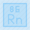 radon, periodic, table, education, chemistry, science, and
