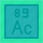 actinium, periodic, table, education, chemistry, science, shapes, and, symbols 