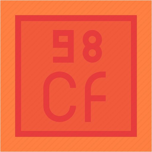 Californium, periodic, table, education, chemistry, science, shapes icon - Download on Iconfinder